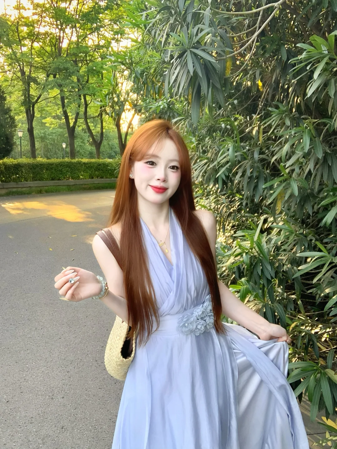 🧚‍♀️被美哭！！！梦幻蓝调度假裙～