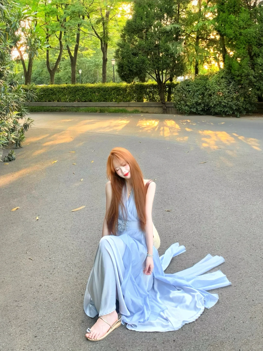 🧚‍♀️被美哭！！！梦幻蓝调度假裙～
