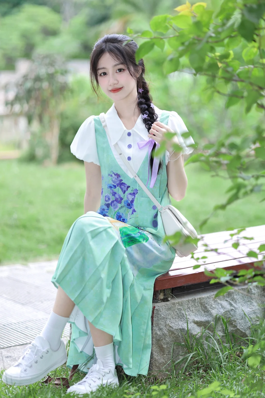 绿意盎然🍃油画感小裙子吼吼看！！