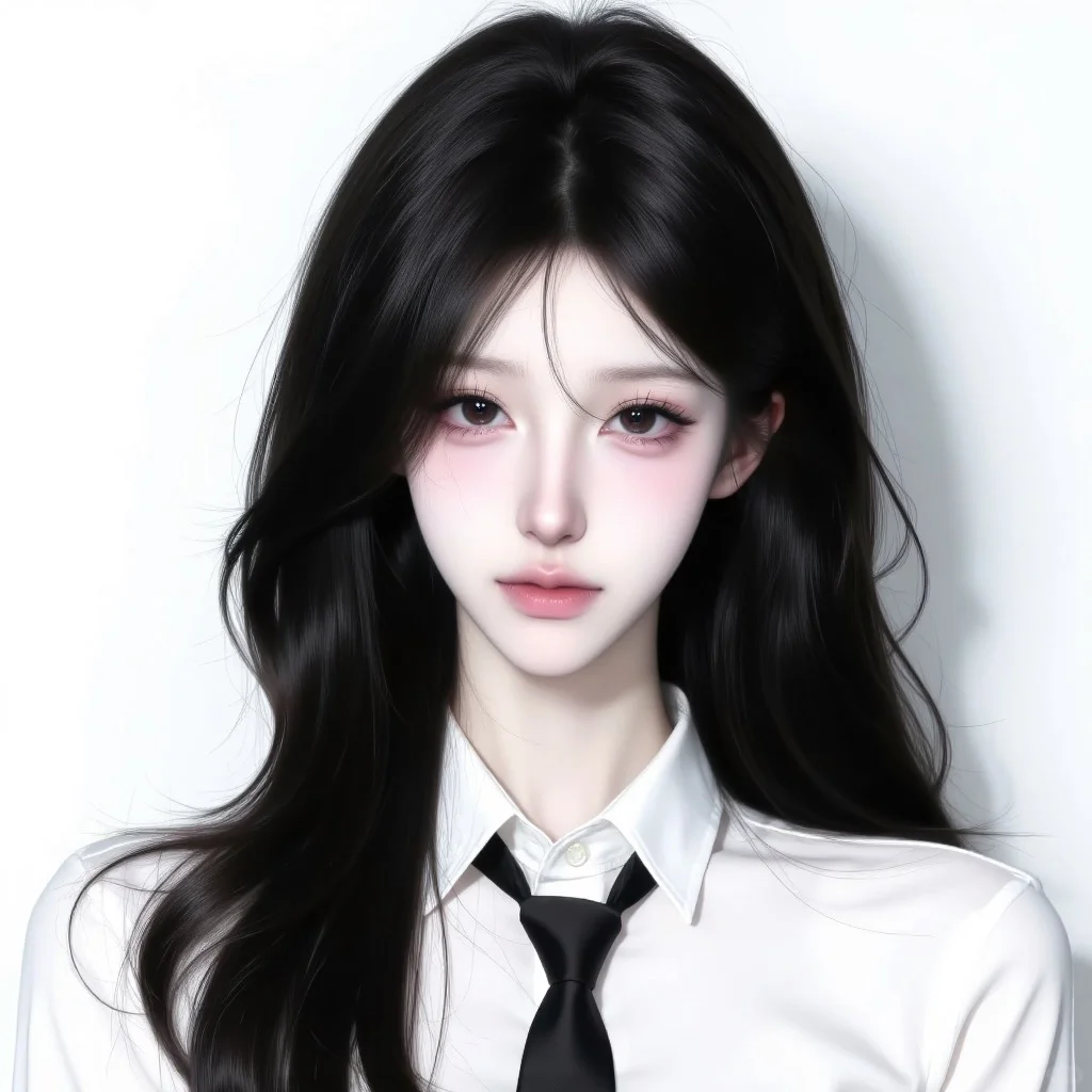 白底头像|纯欲女高