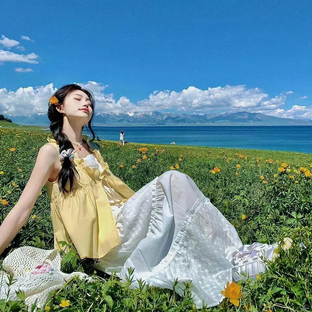 女生头像〡18张春日自由感旅行氛围背影高级