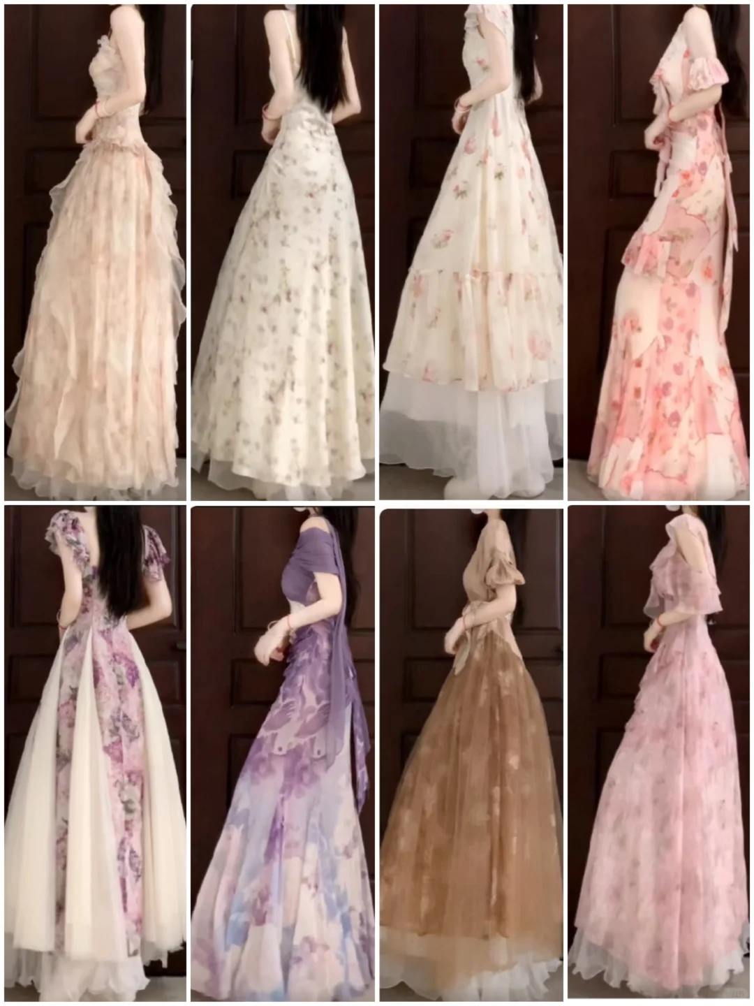 8⃣0⃣套|彩色系仙女裙，永远的白月光～