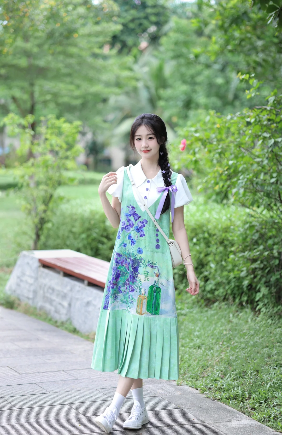 绿意盎然🍃油画感小裙子吼吼看！！