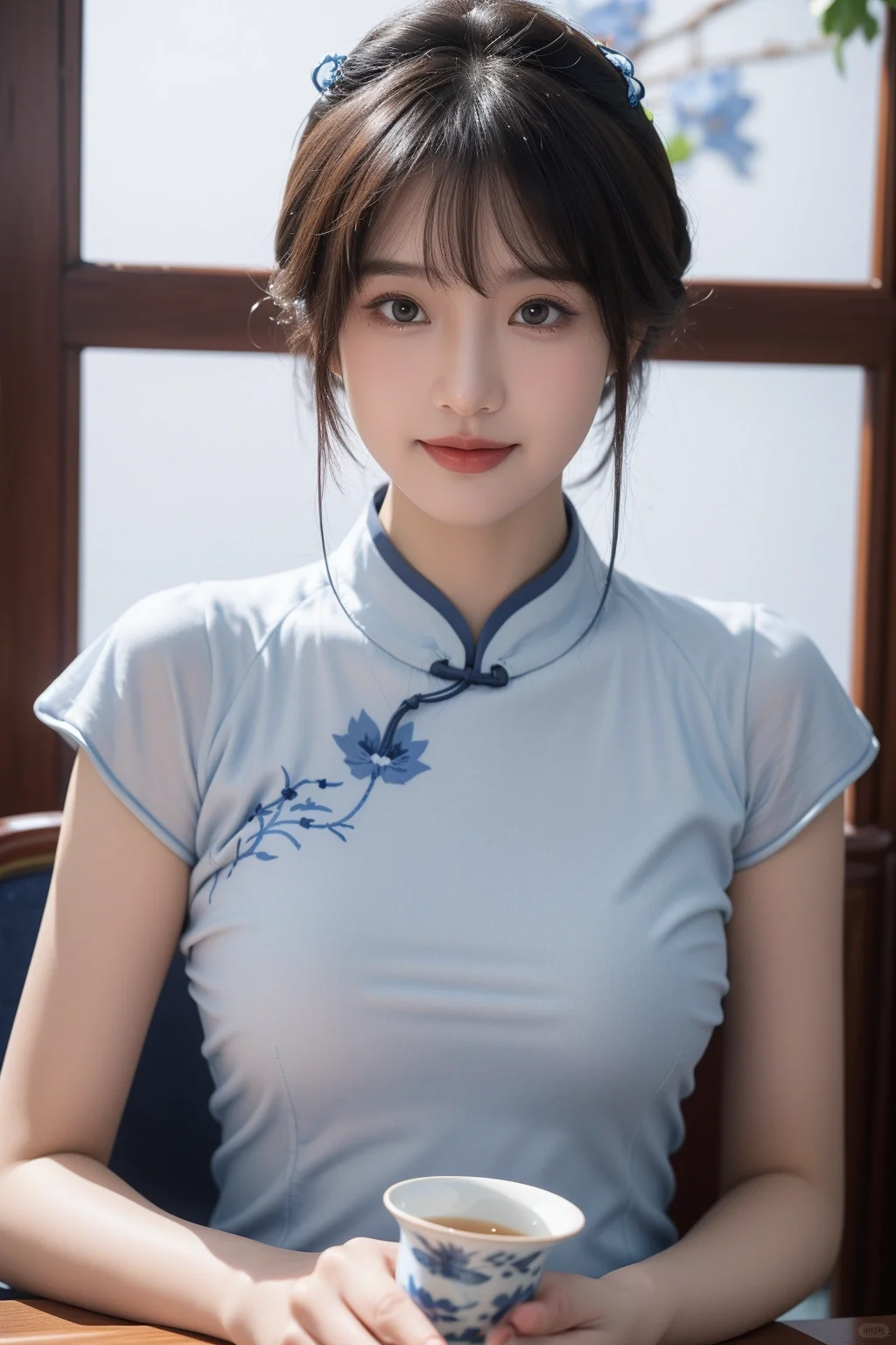 AIGC: 蒸一壶茶，品一茗柔情似水