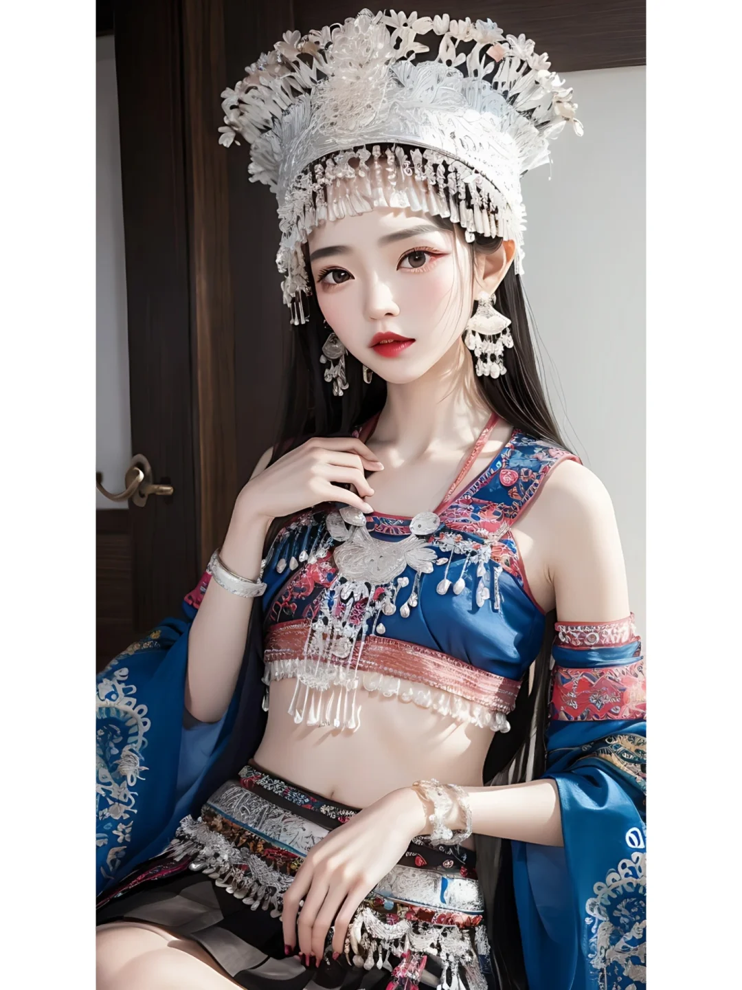 苗族少女｜去苗寨一定还要穿苗服，太好看了