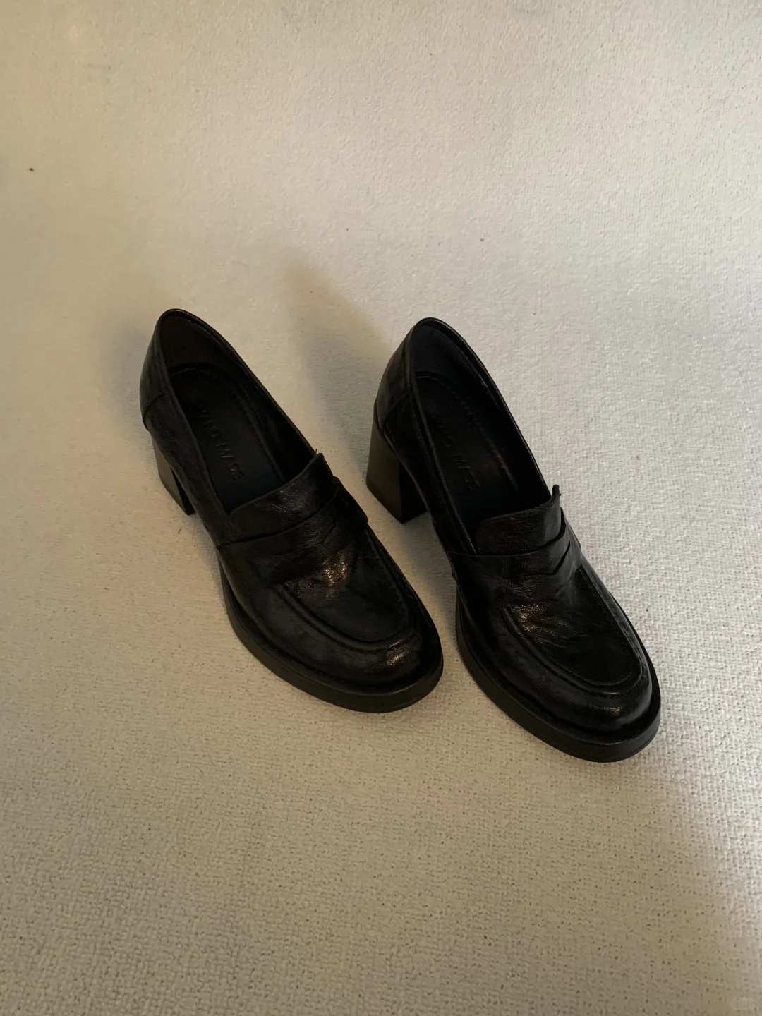政厅局范·小个子显腿长的8㎝静音高跟皮鞋
