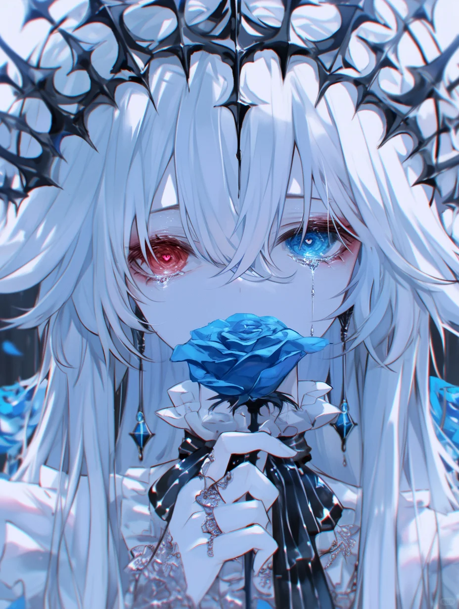 角色设计｜玫瑰心瞳