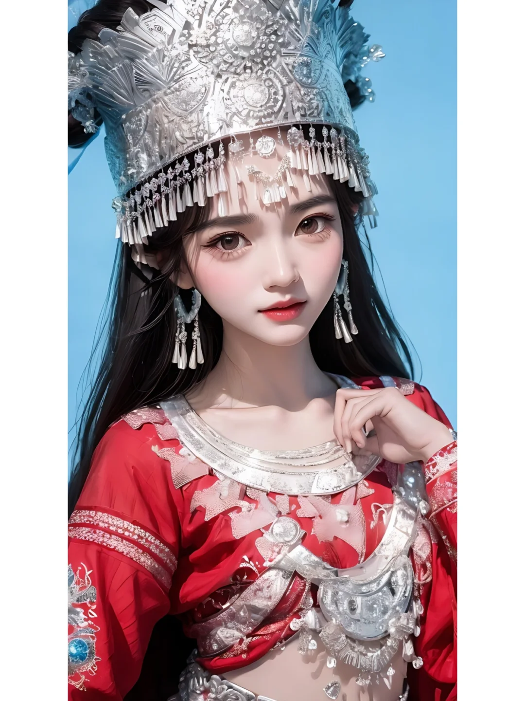 苗族少女｜去苗寨一定还要穿苗服，太好看了
