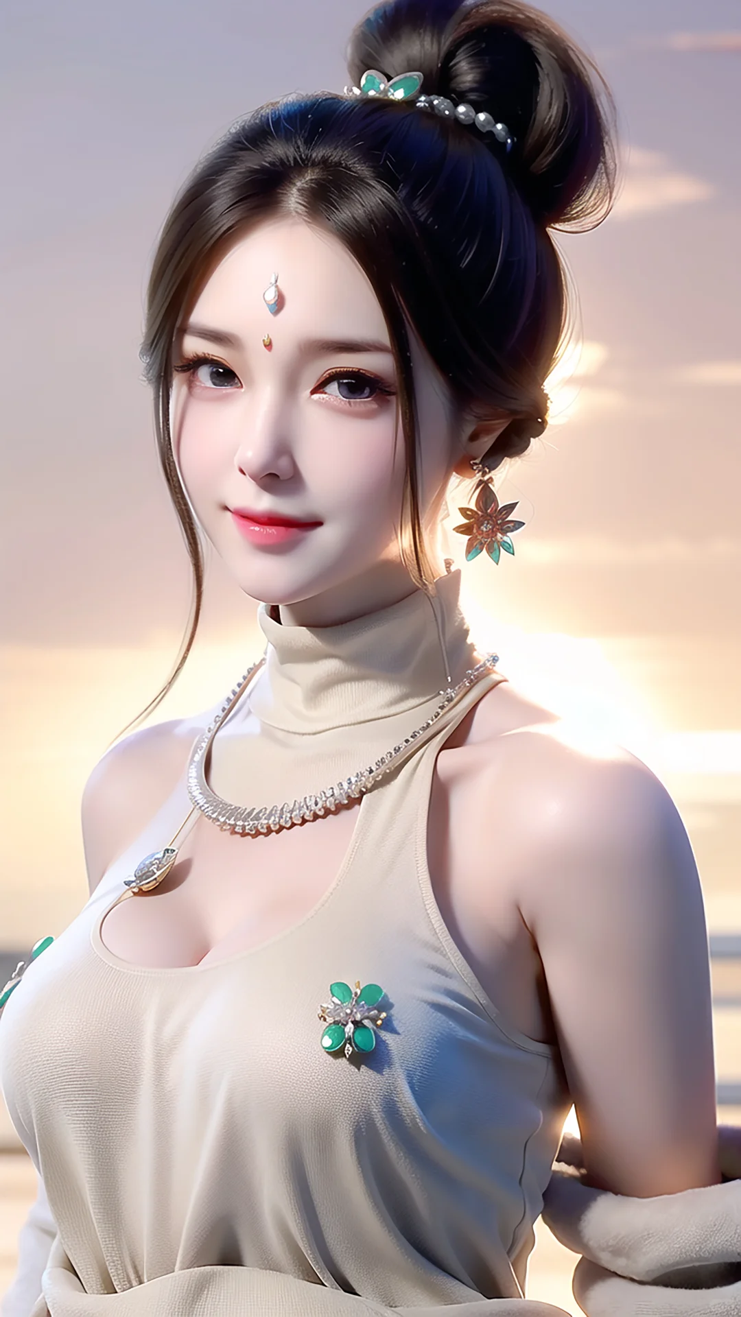 📸救命！AI 这次把清冷破碎感拿捏死了！