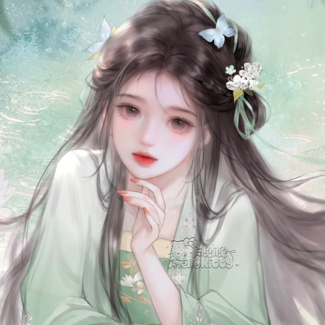 十张仙气清冷古风动漫女头像