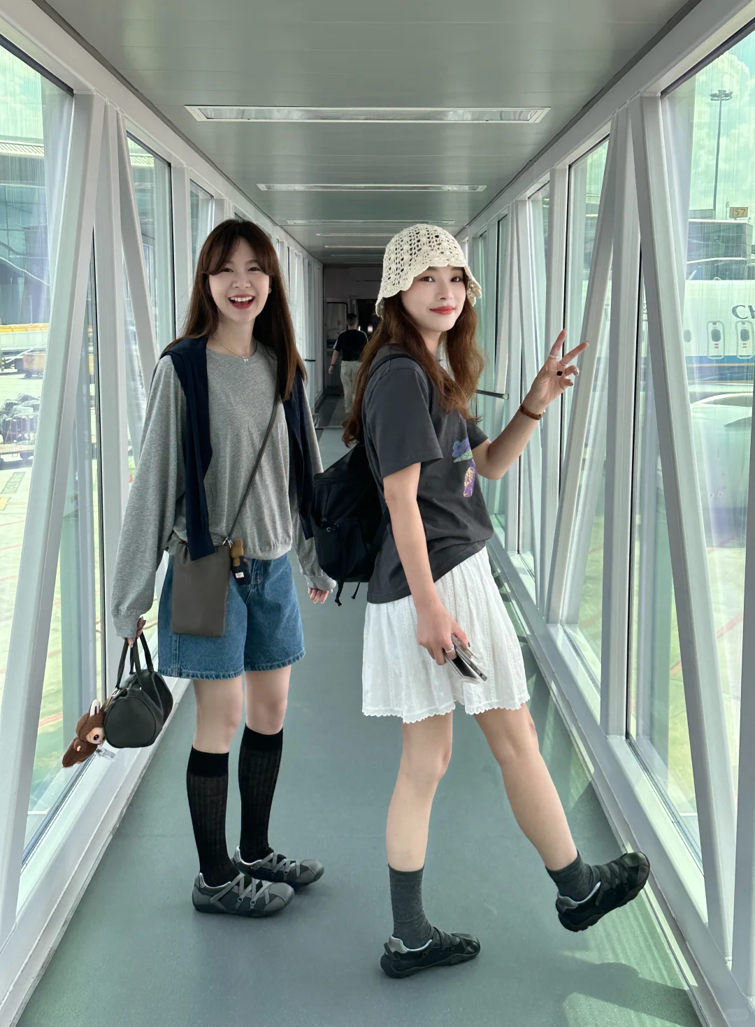 最近和姐妹出游穿搭合集❤️