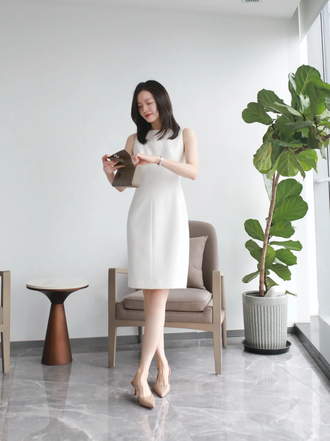 律师姐姐|春夏通勤小高跟搭配思路