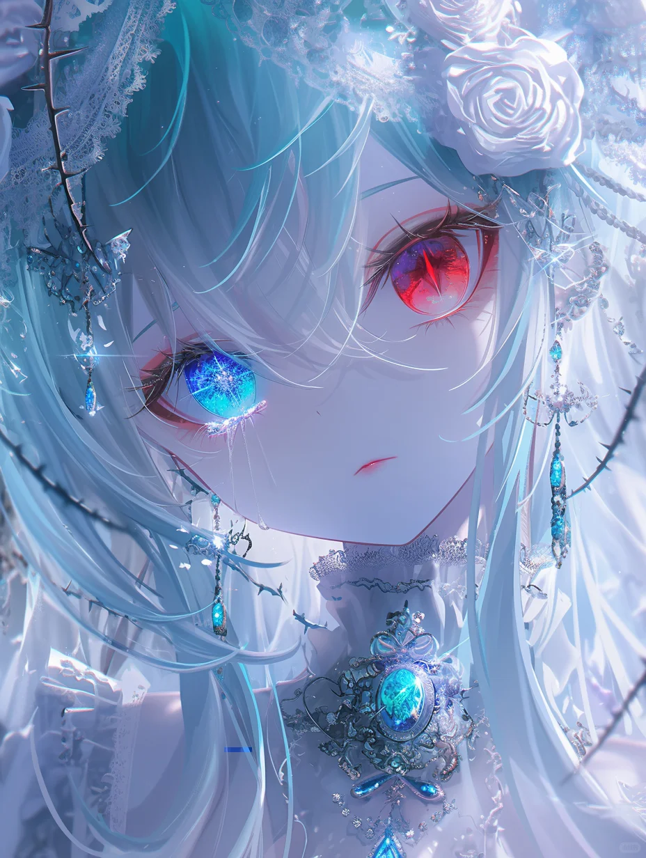 角色设计｜玫瑰心瞳