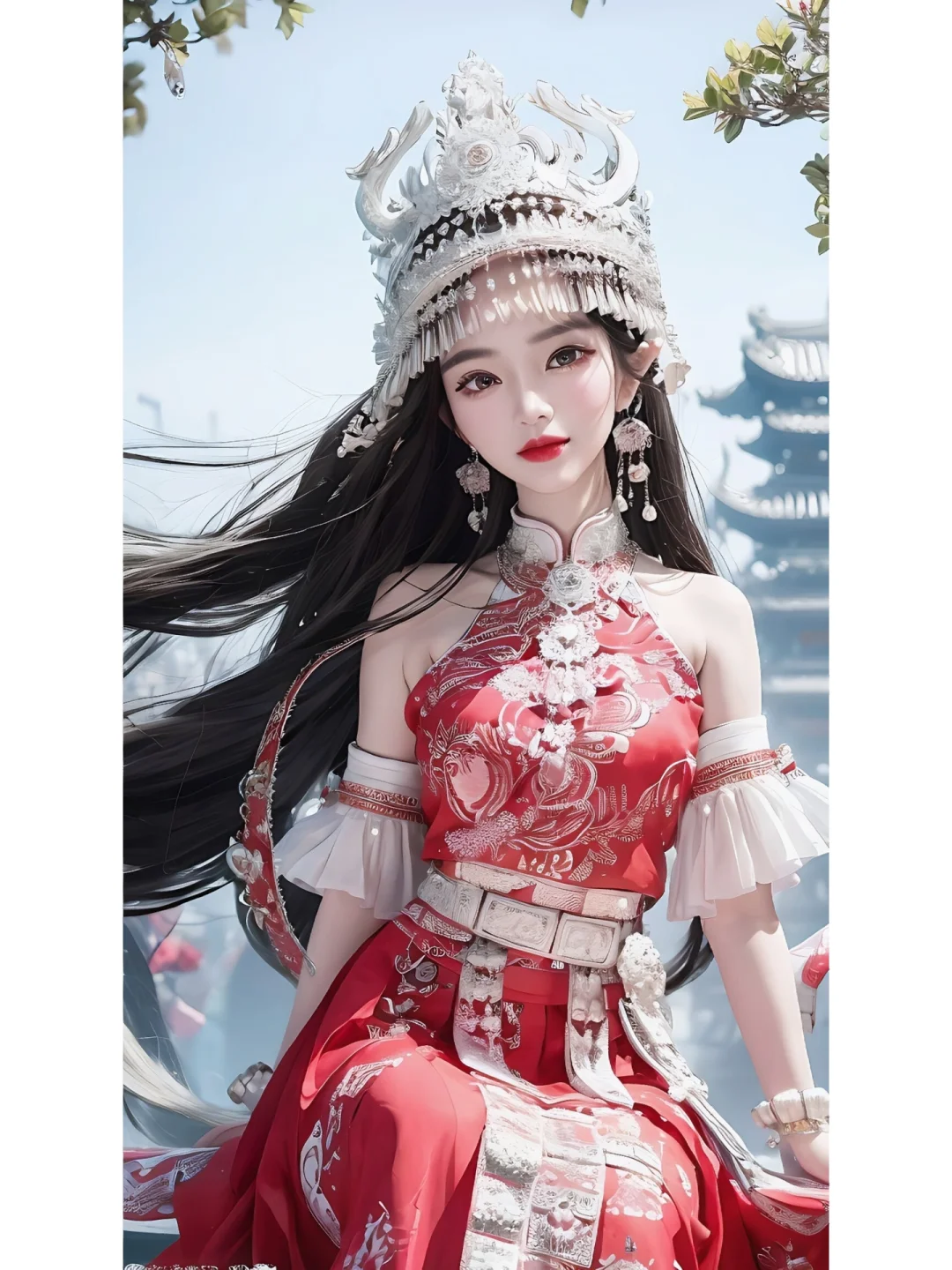 苗族少女｜去苗寨一定还要穿苗服，太好看了