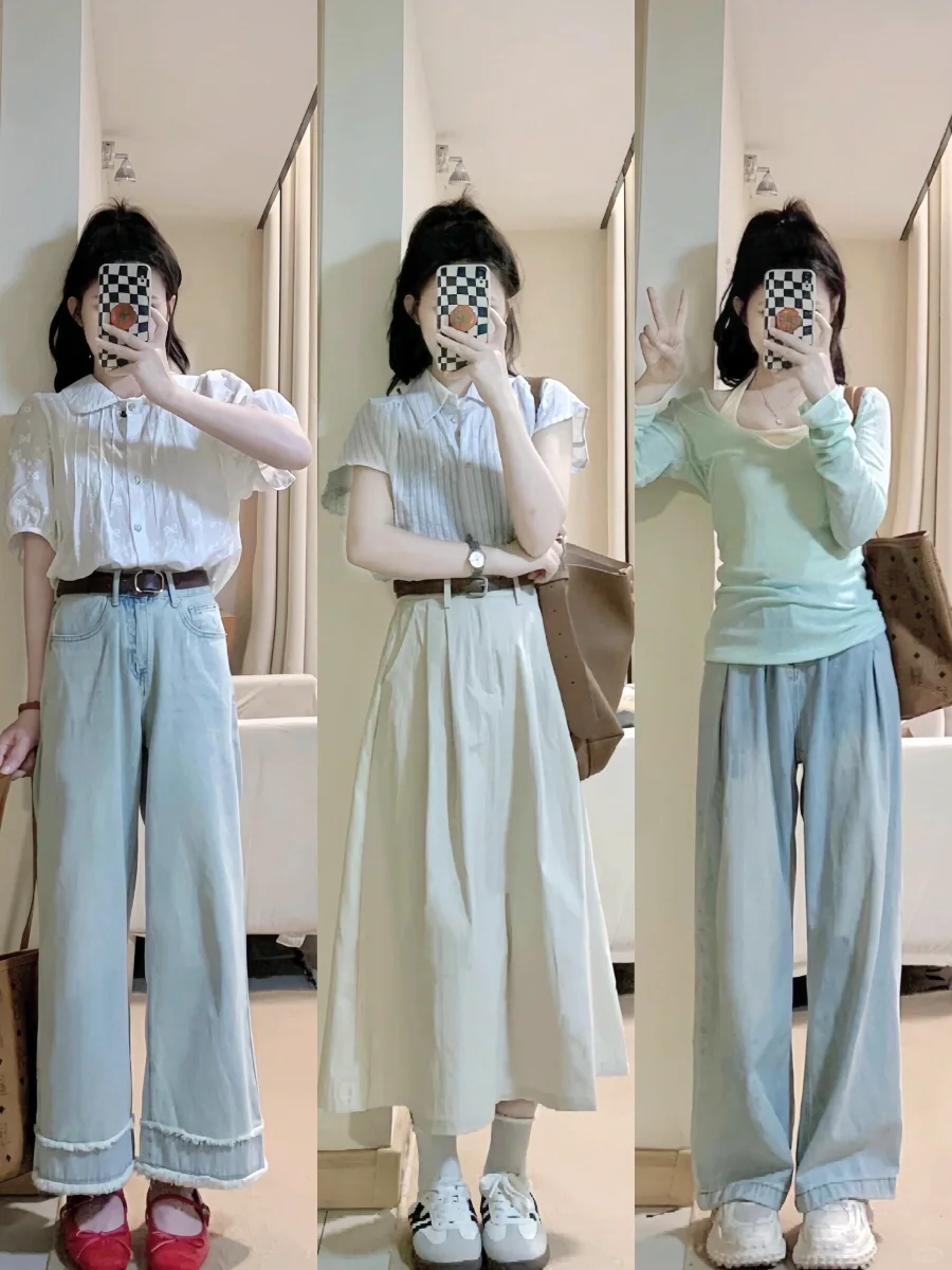 1⃣️2⃣️套｜小个子夏天这样穿真的很韩系！