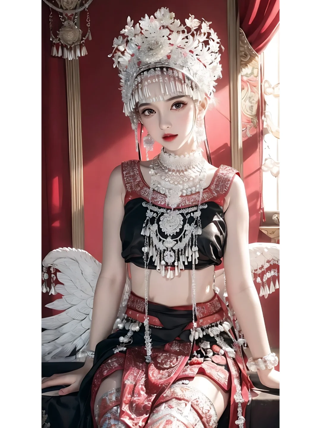苗族少女｜去苗寨一定还要穿苗服，太好看了