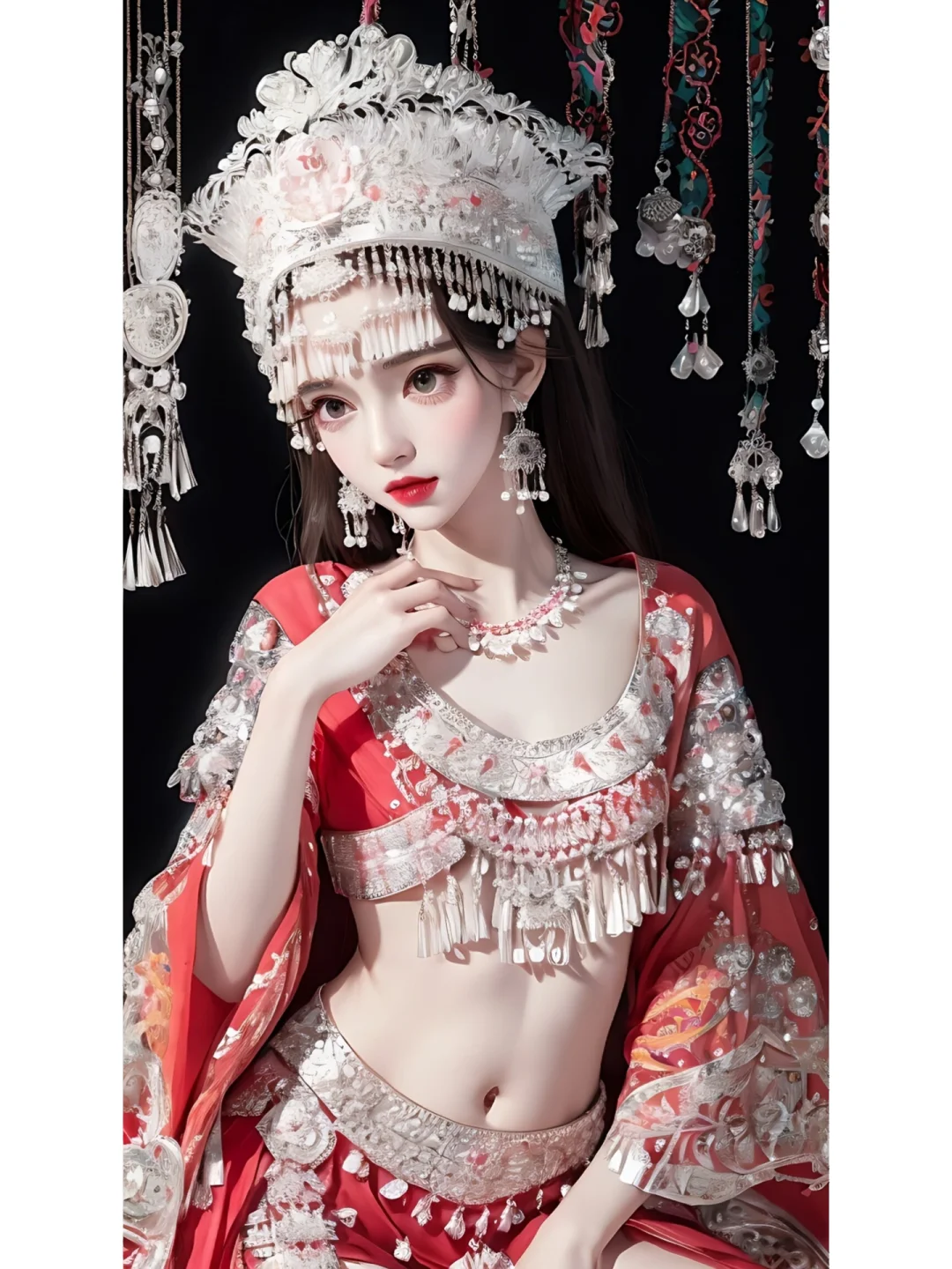 苗族少女｜去苗寨一定还要穿苗服，太好看了