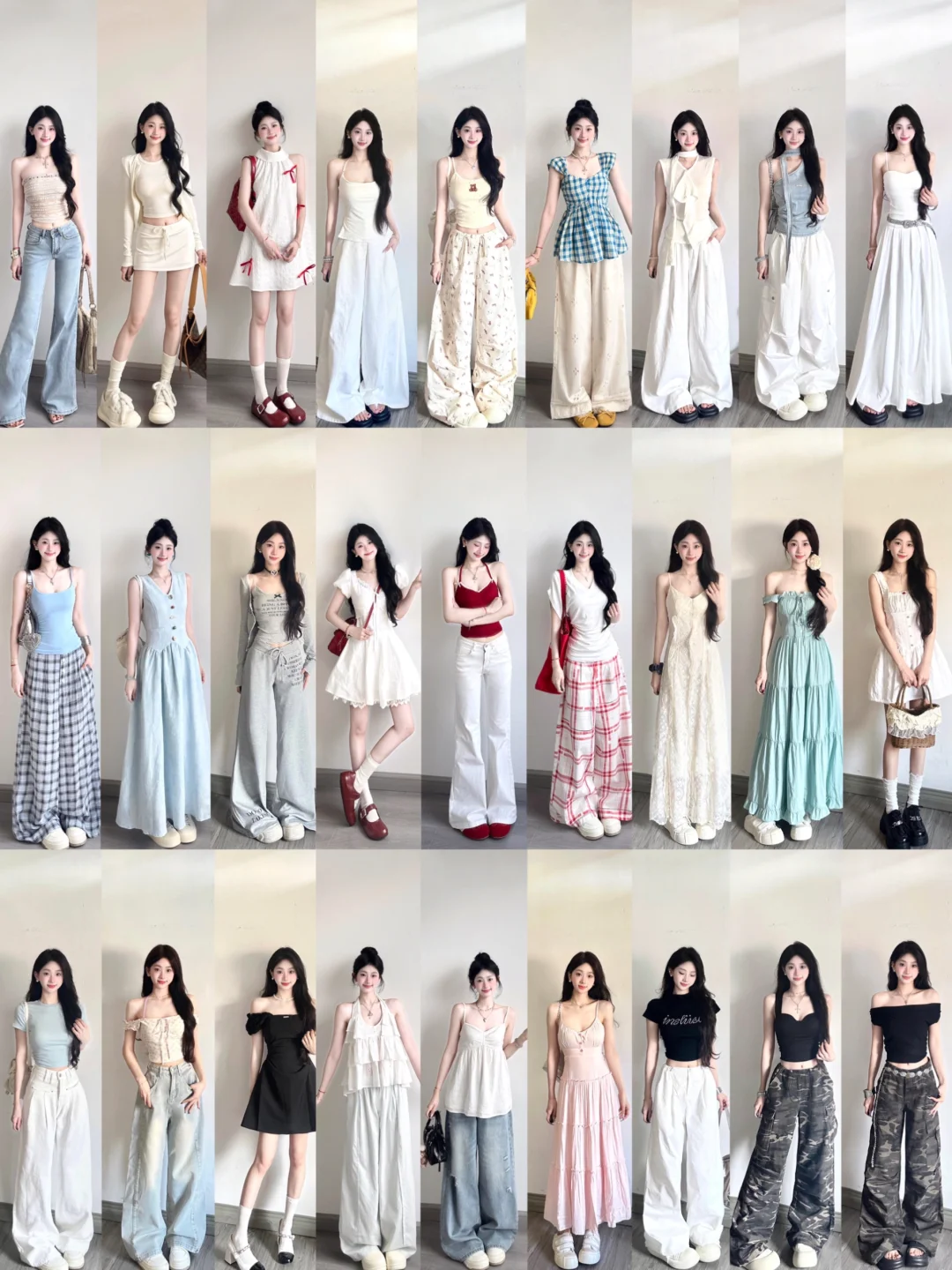 4⃣️0⃣️套穿搭合集｜夏天就要明媚又好看！！