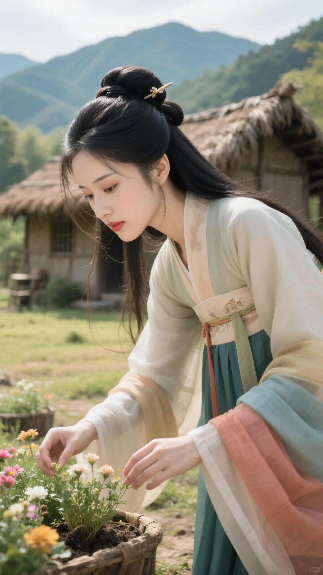 绿色系➕古风汉服