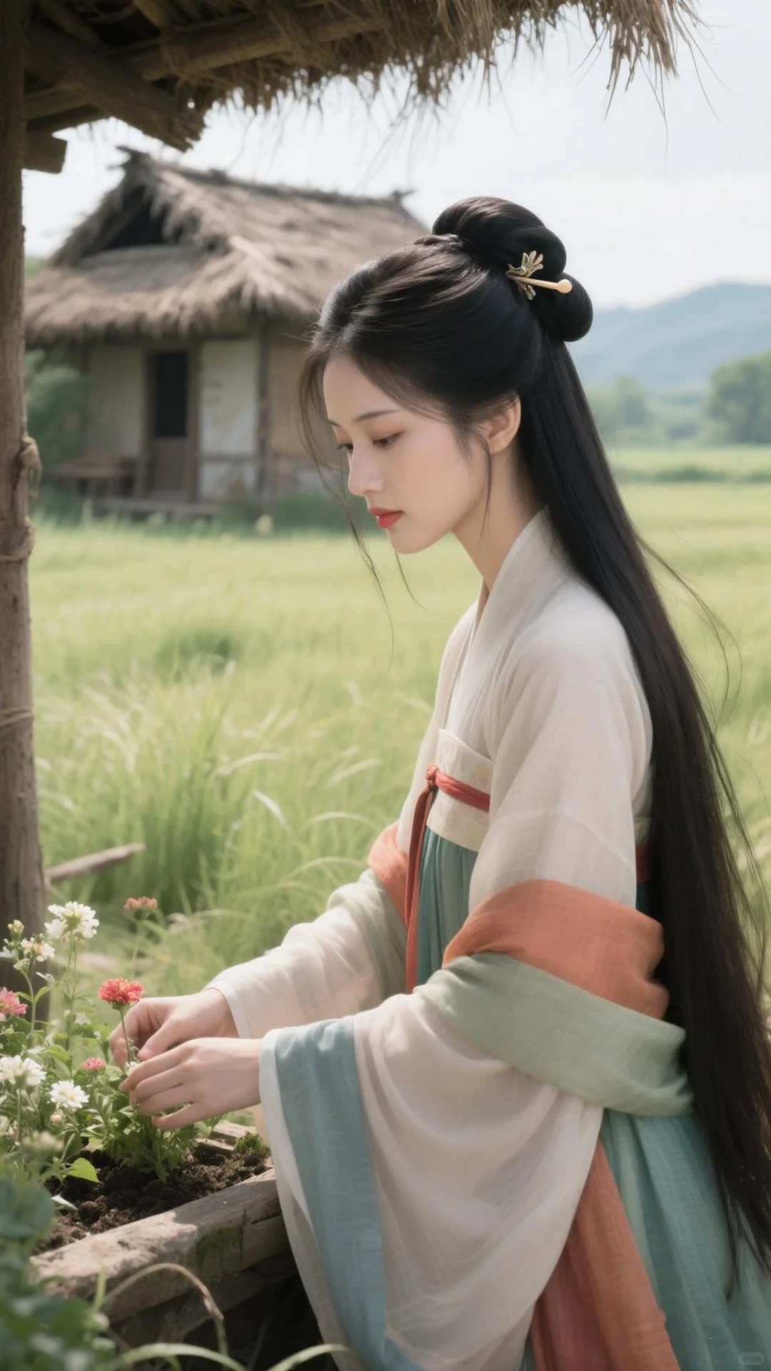 绿色系➕古风汉服