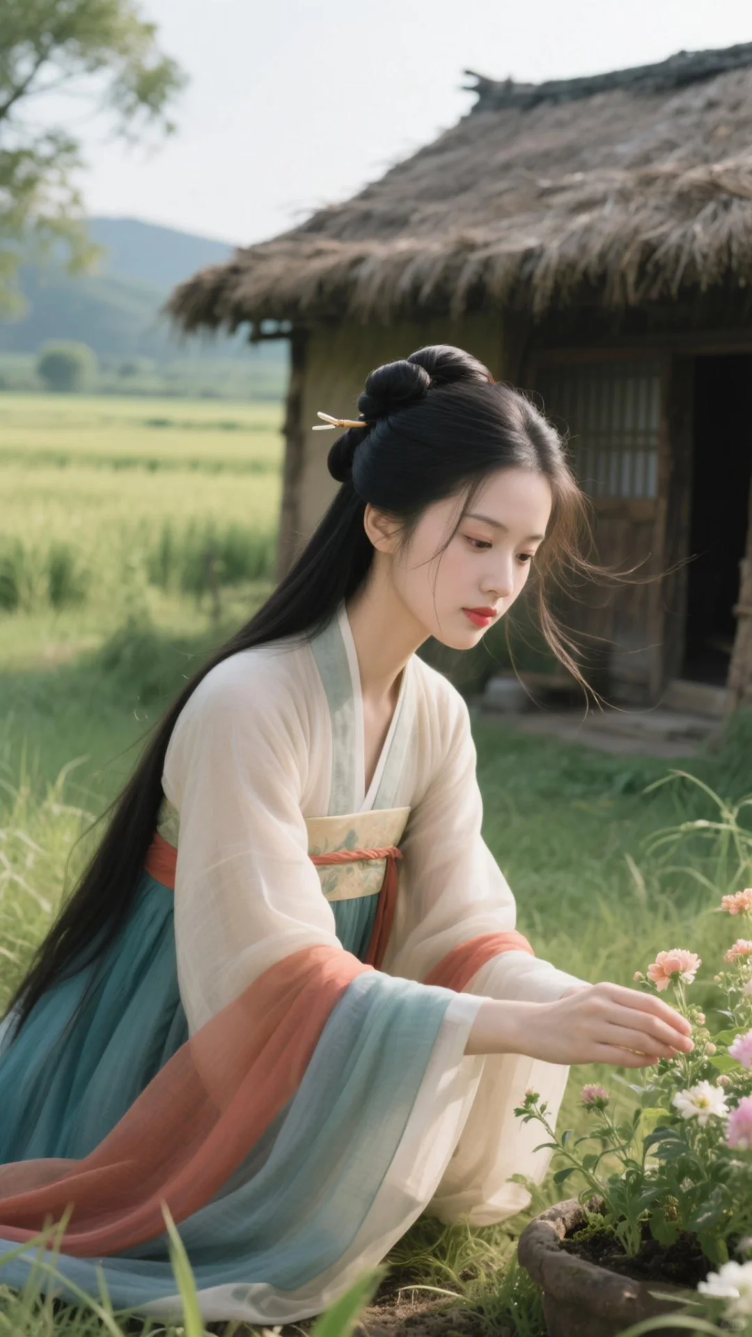 绿色系➕古风汉服