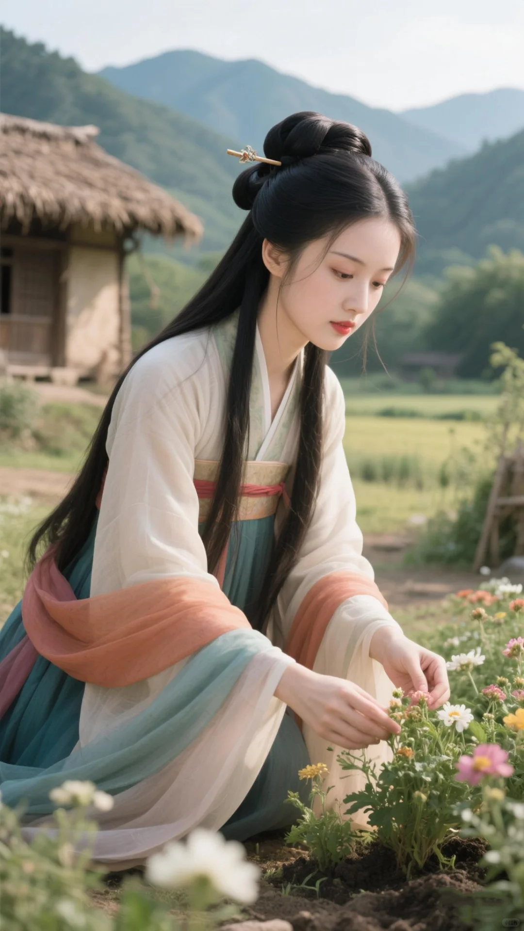 绿色系➕古风汉服