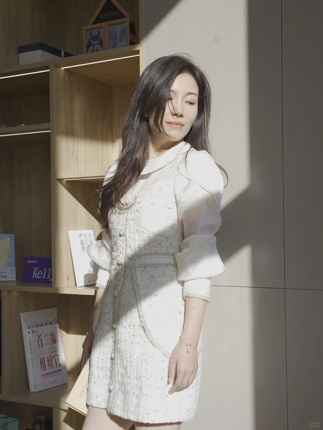 🤍 气质高雅美女，真的绝美好看啊！！