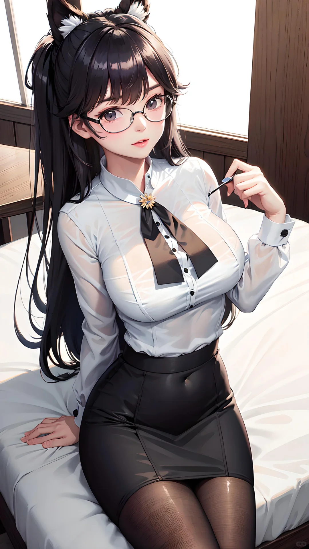 眼镜娘女秘书