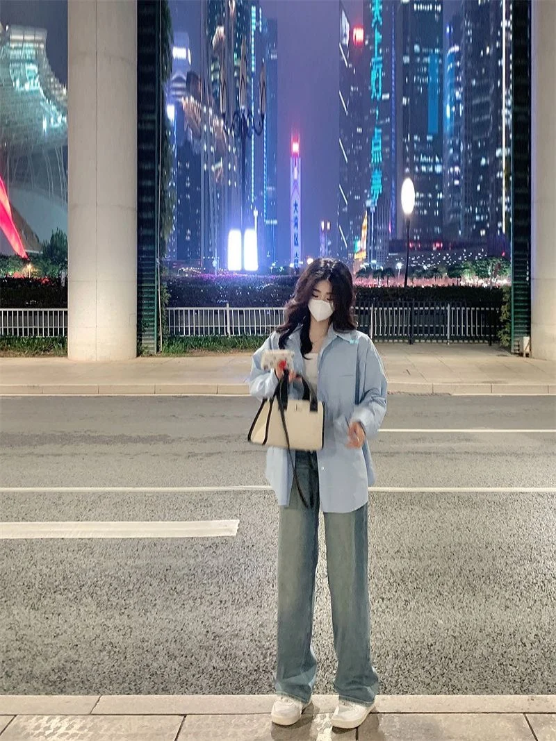 夏天就要穿蓝蓝白白的呀！💙💙