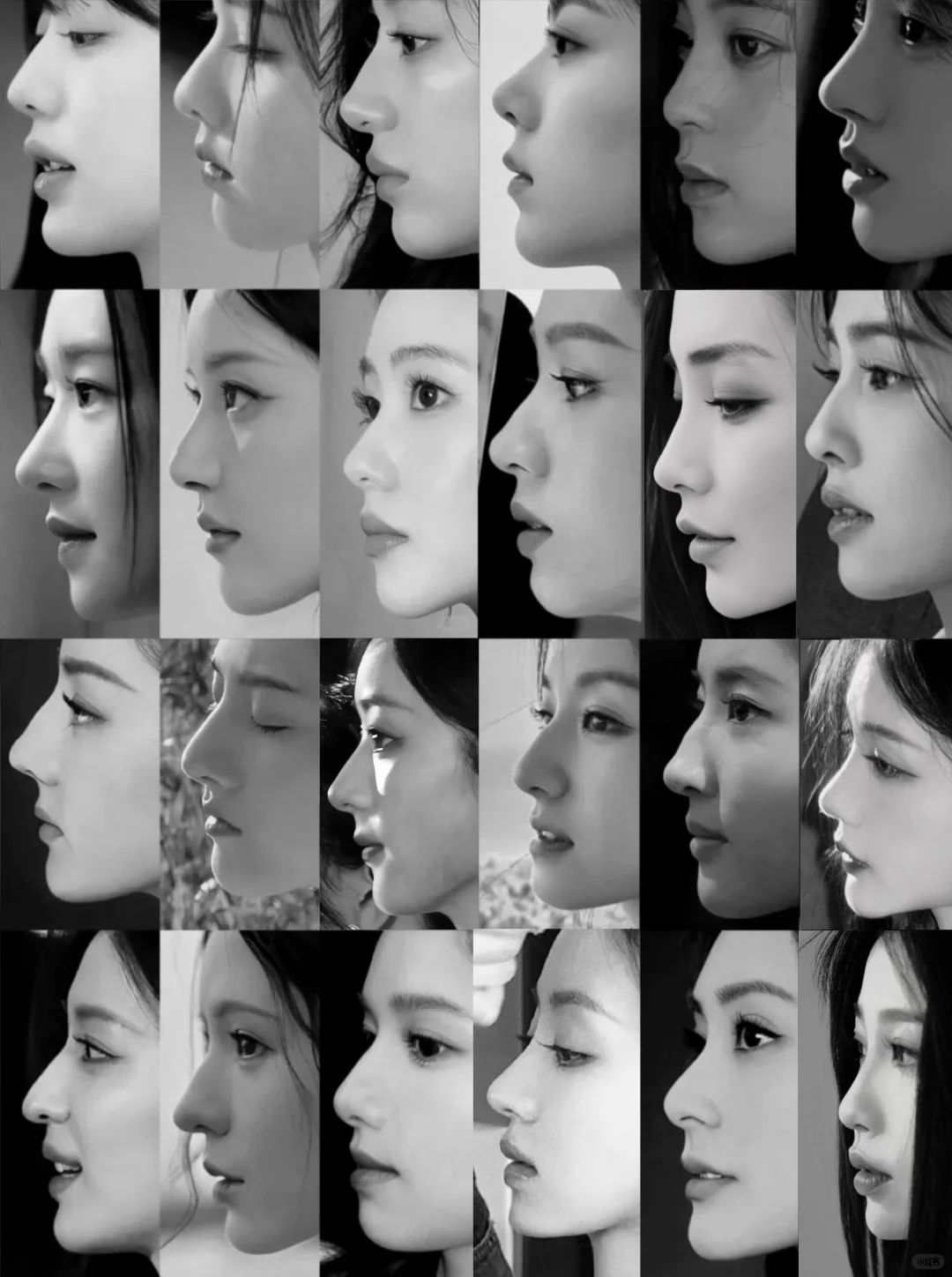 女明星侧脸