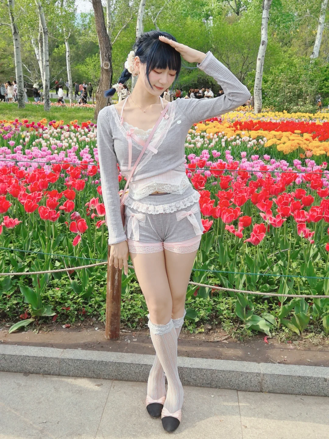 灰色芭蕾甜欲@国家植物园郁金香
