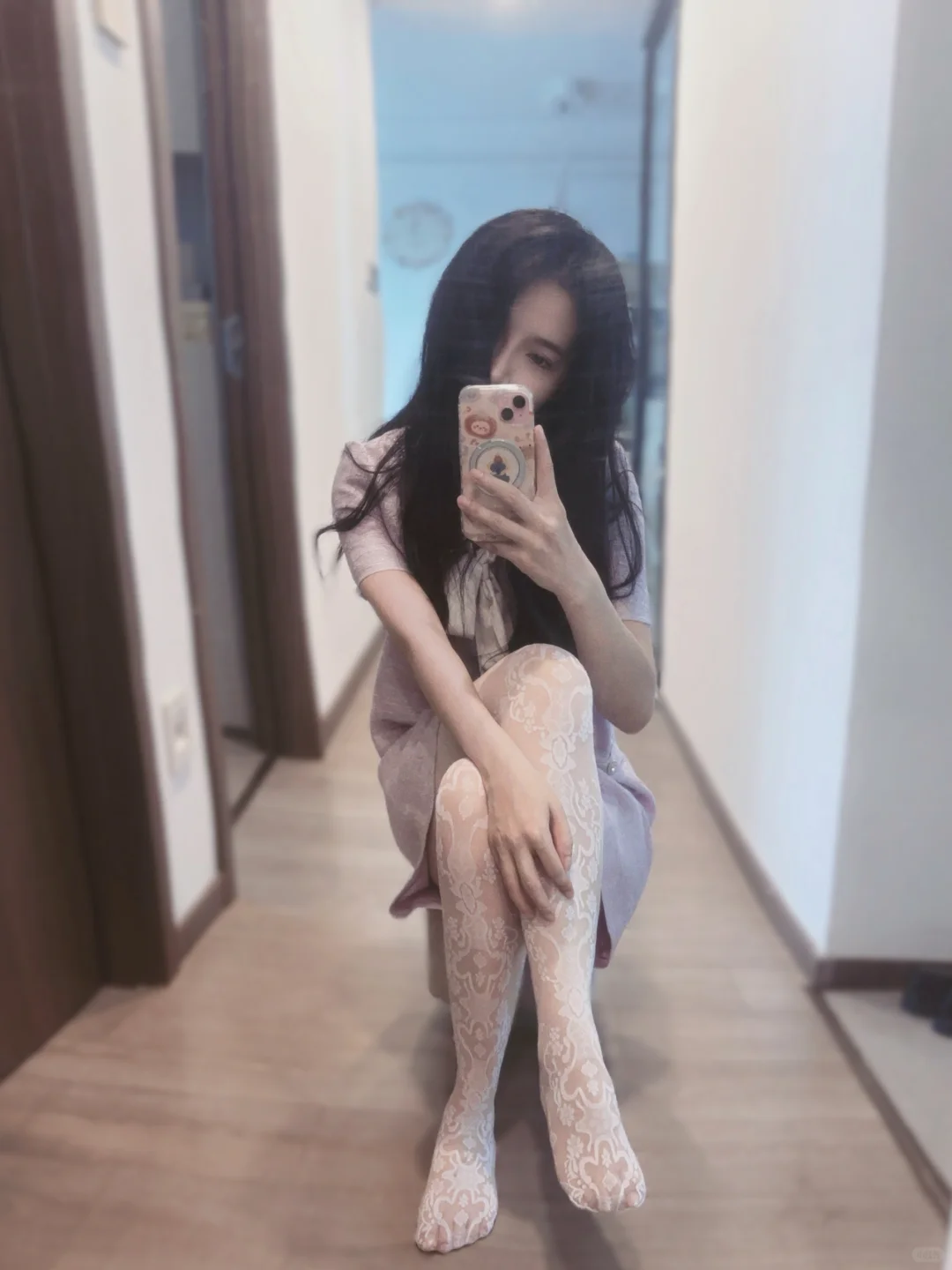 ootd｜蕾丝丝袜的氛围感