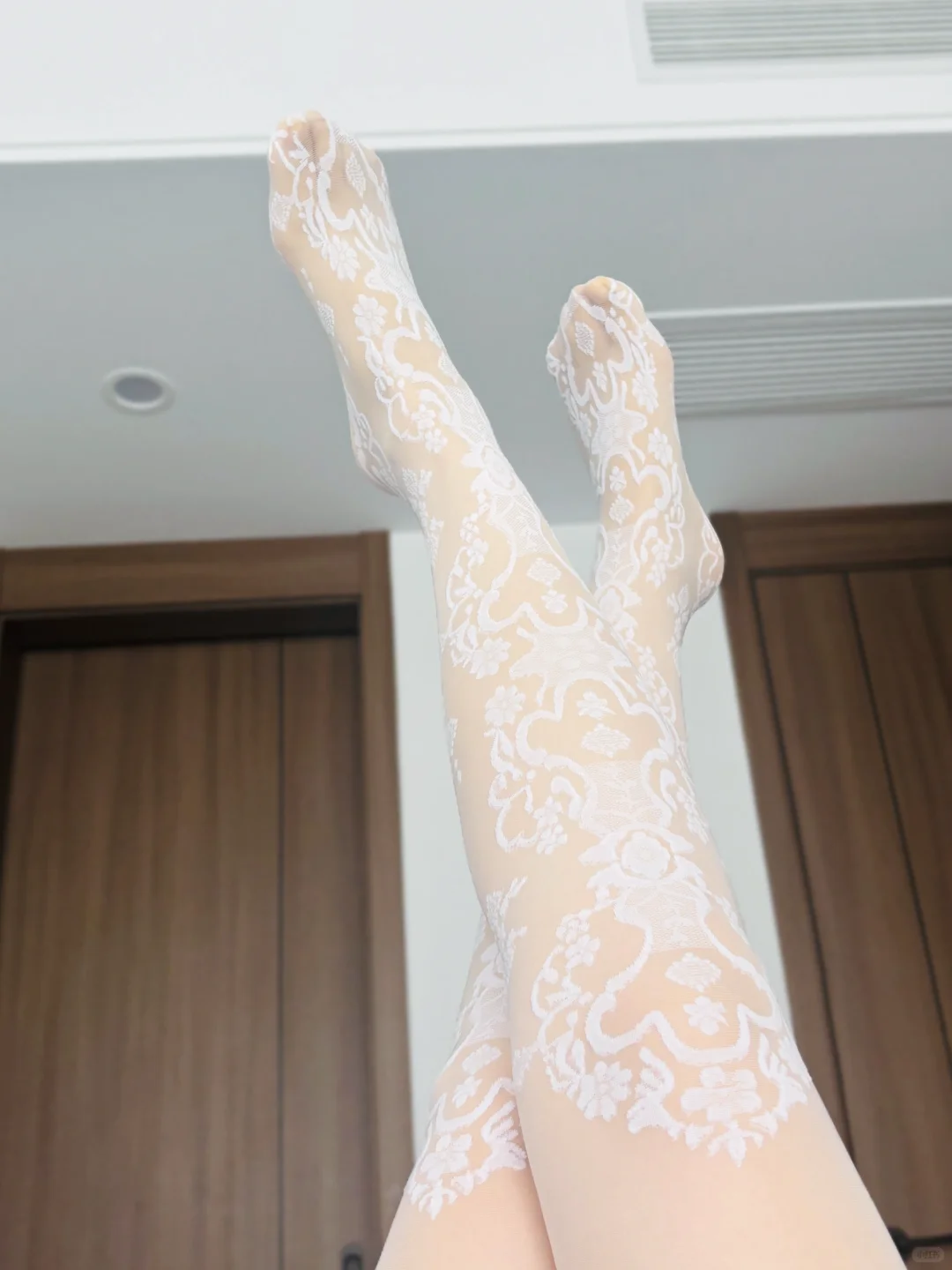 ootd｜蕾丝丝袜的氛围感