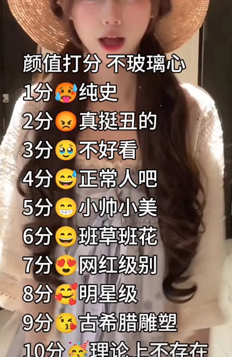 颜值打分啦