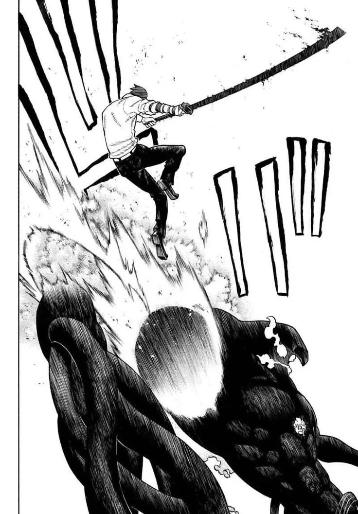 漫画分镜发现：字体人物结合，形成更大透视👍