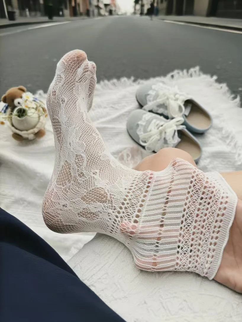 纯欲镂空蕾丝袜，这个袜子真的超级好看！！！