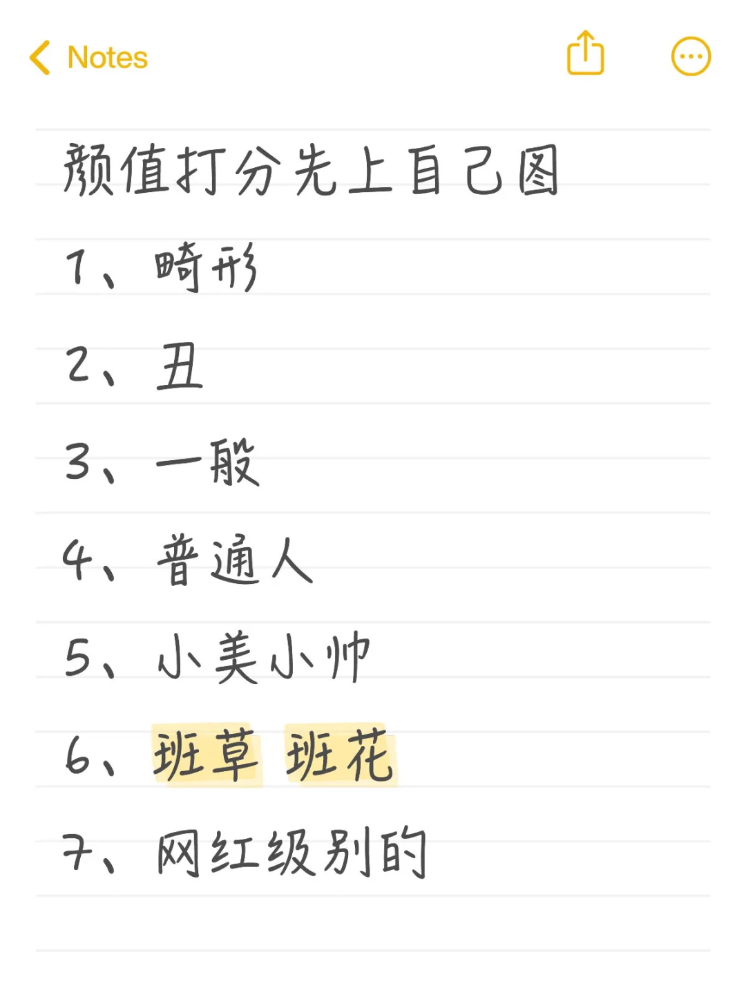 颜值评分 不玻璃心 最近有点容貌焦虑捏😣