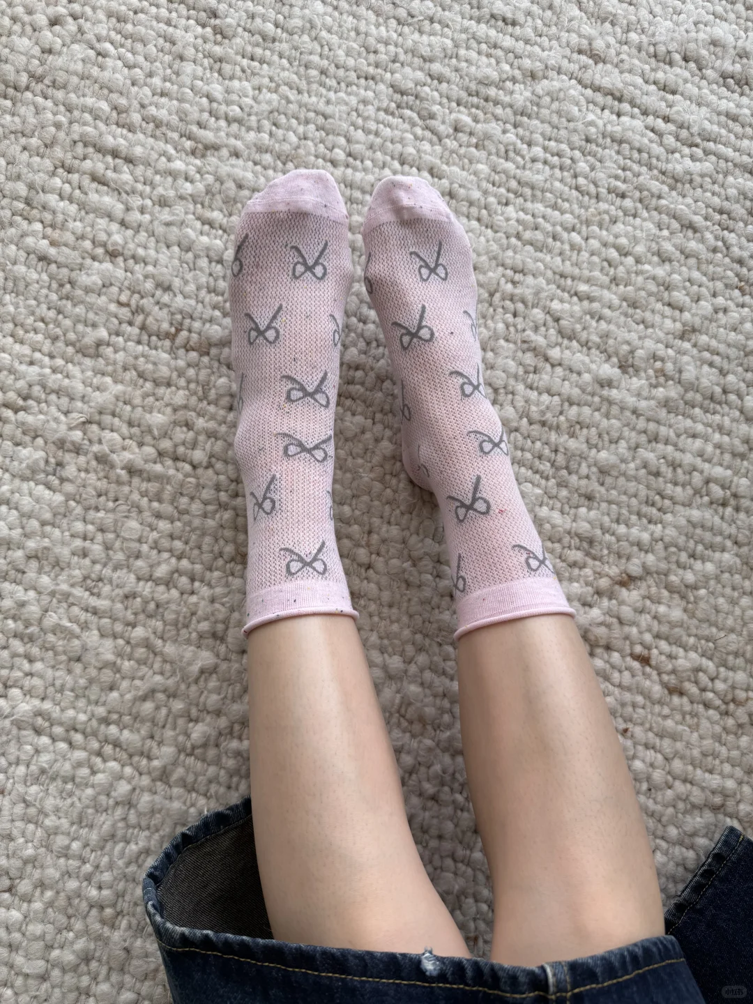 miu系🎀网眼袜也太少女了吧！