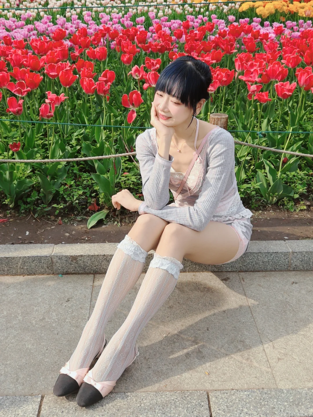 灰色芭蕾甜欲@国家植物园郁金香