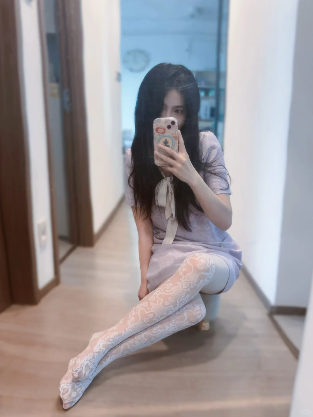 ootd｜蕾丝丝袜的氛围感