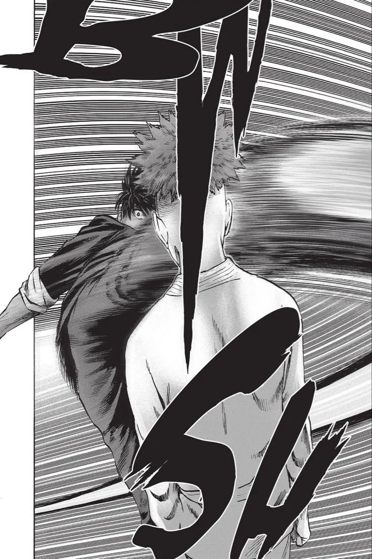 漫画分镜发现：字体人物结合，形成更大透视👍