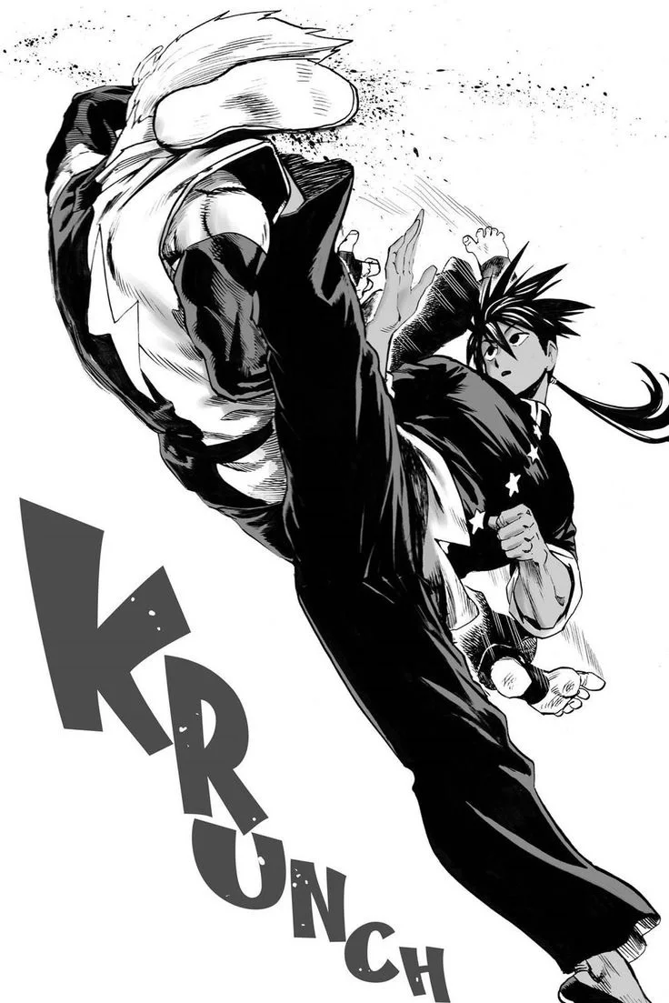 漫画分镜发现：字体人物结合，形成更大透视👍