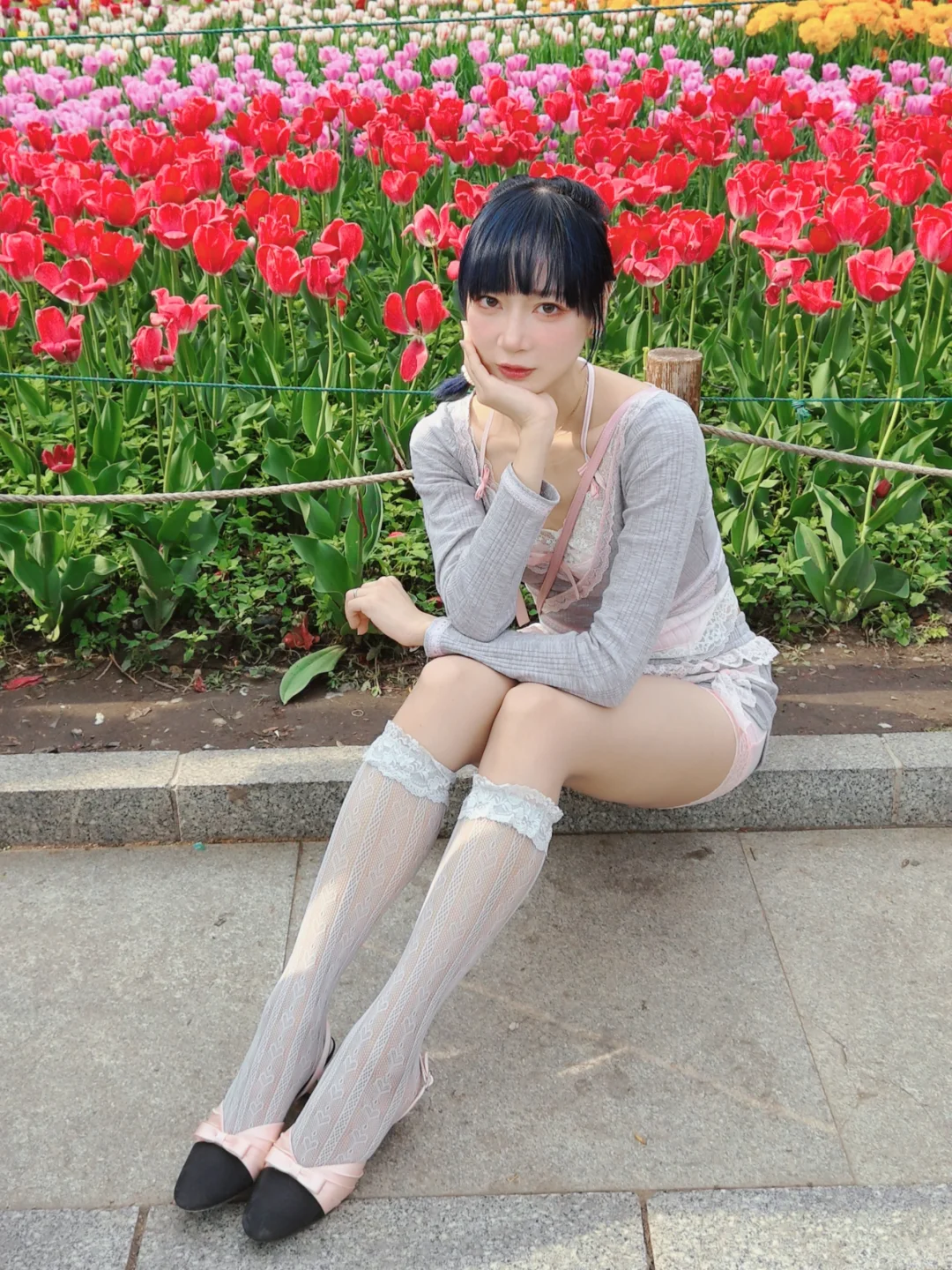 灰色芭蕾甜欲@国家植物园郁金香