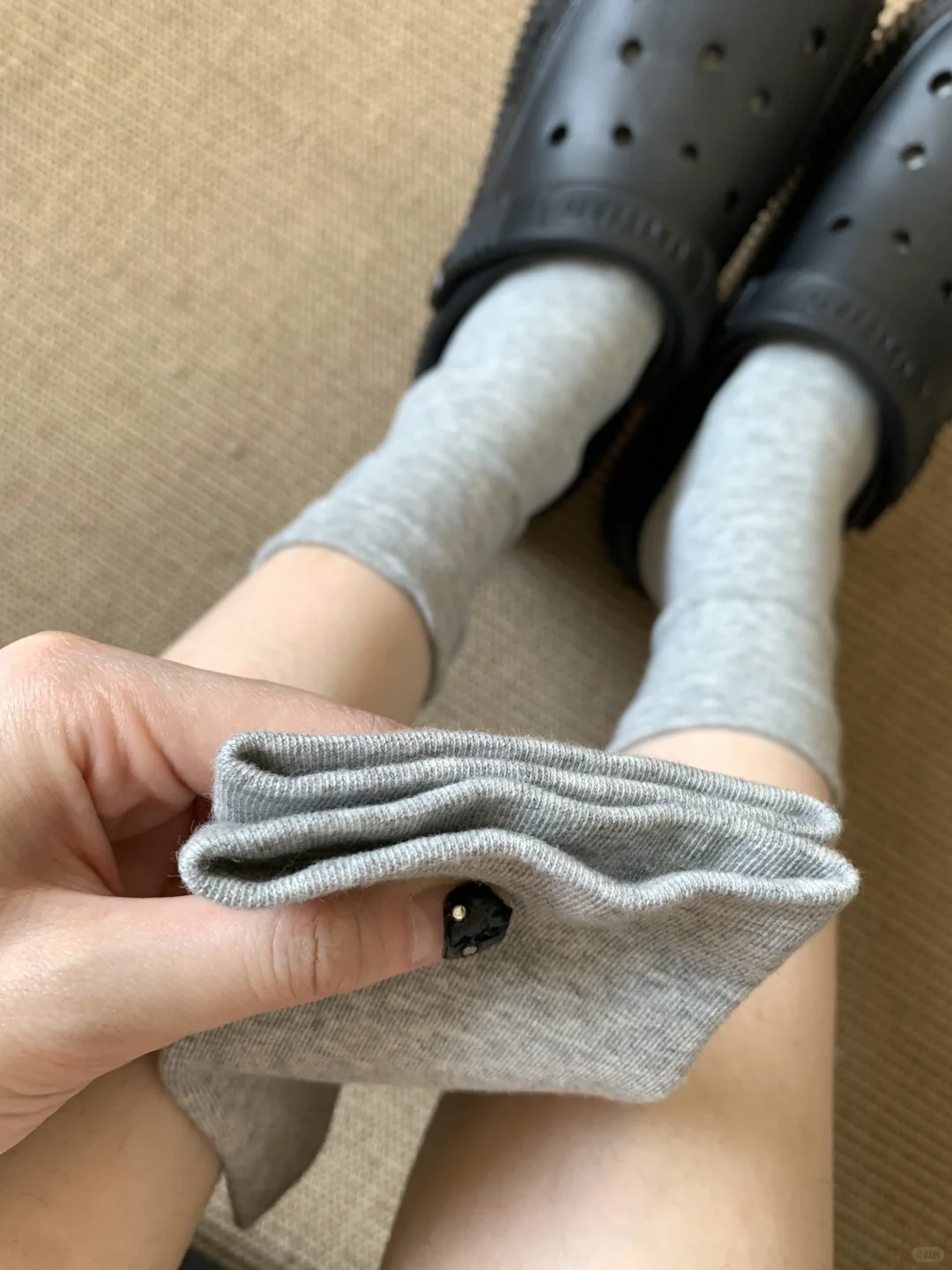这个袜子真的太适合夏天啦！上脚好舒服~