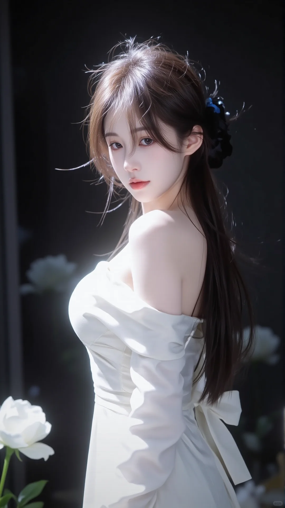 这组壁纸是懂氛围感的！花中清冷美人，美哭