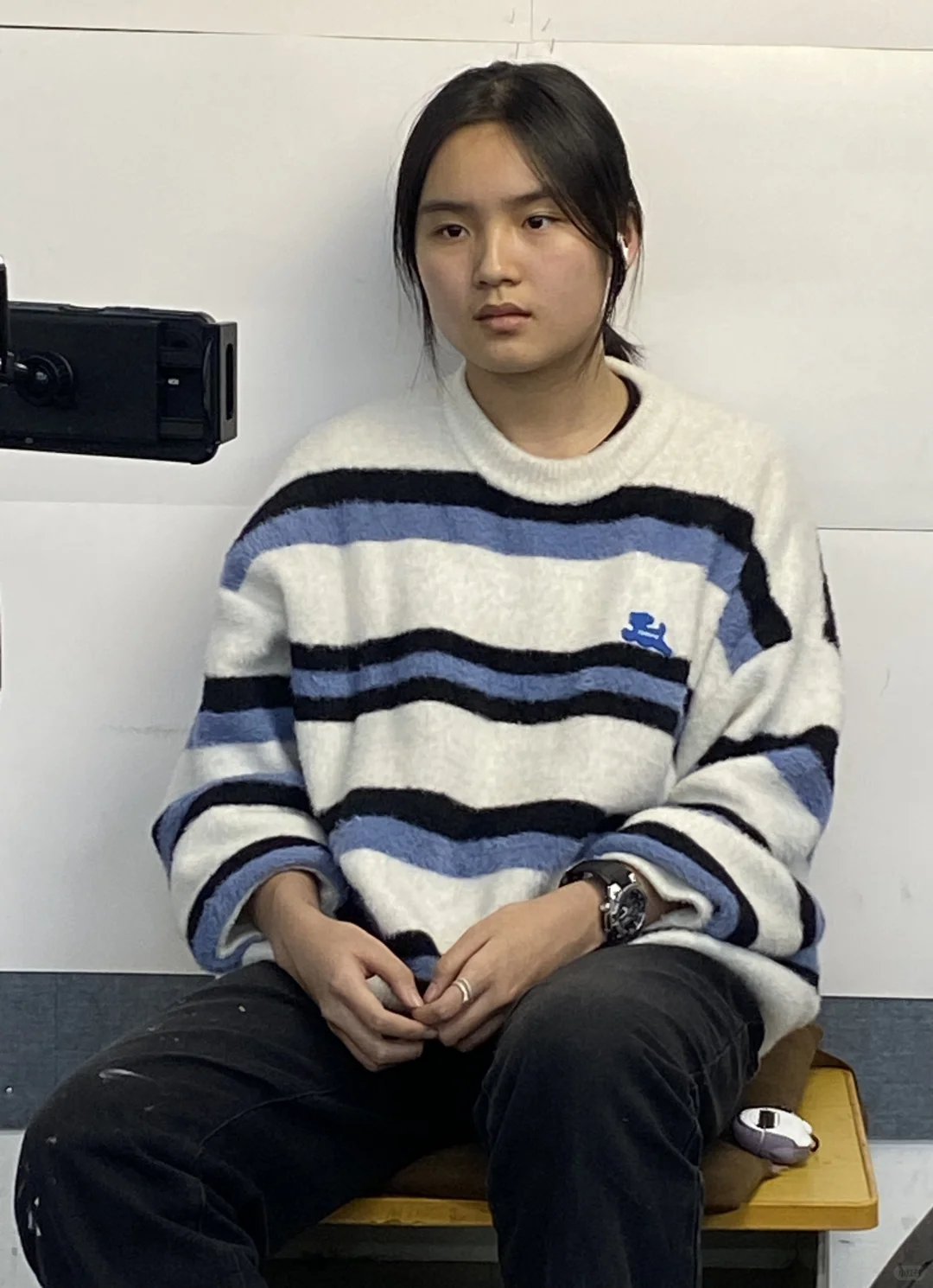写生女青年素材，同一模特多角度，头像半身全