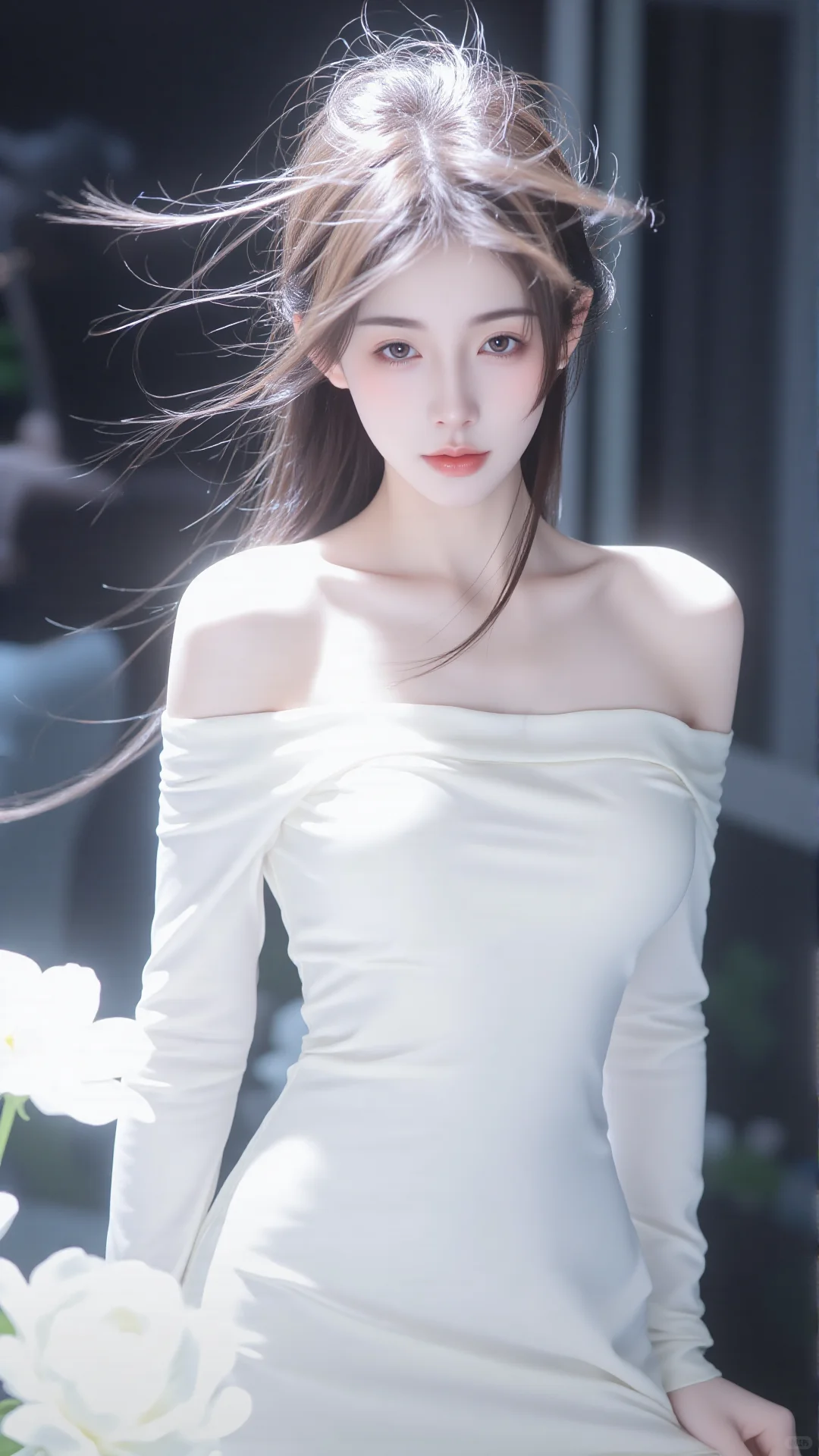 这组壁纸是懂氛围感的！花中清冷美人，美哭
