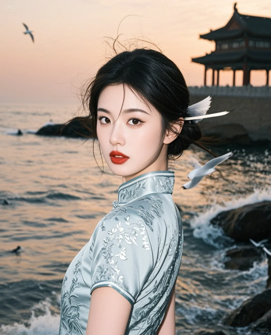 让我看看你们用AI生成的美女👀