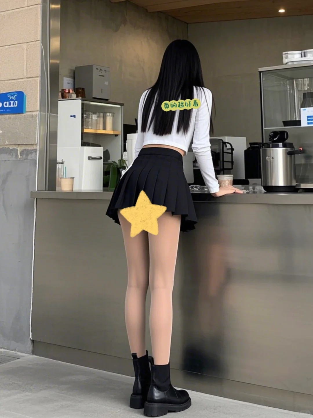 女大学生街拍