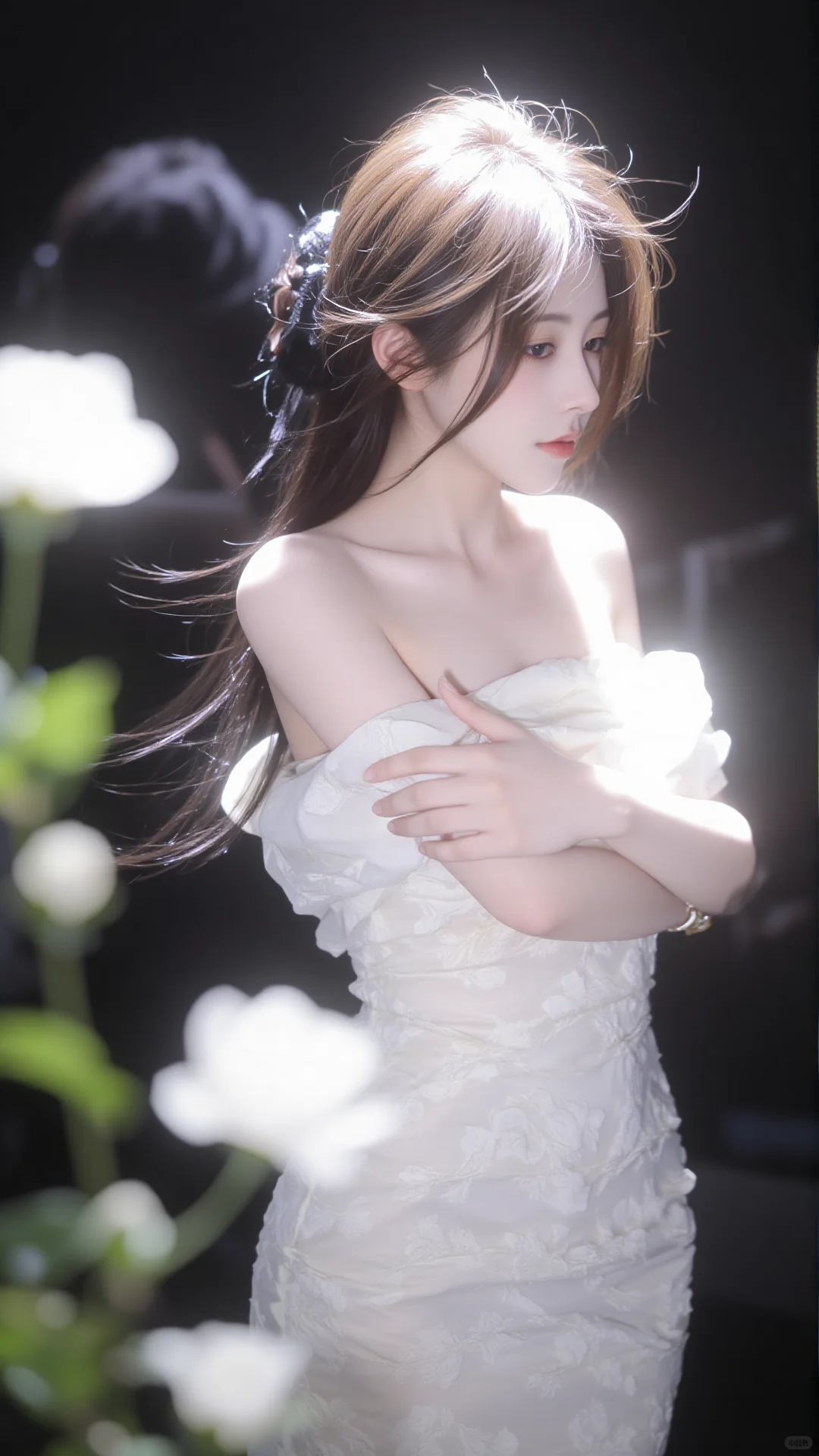 这组壁纸是懂氛围感的！花中清冷美人，美哭